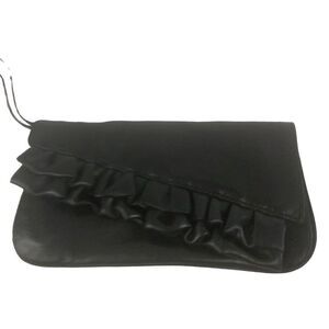 Ruffled Detail Wristlet